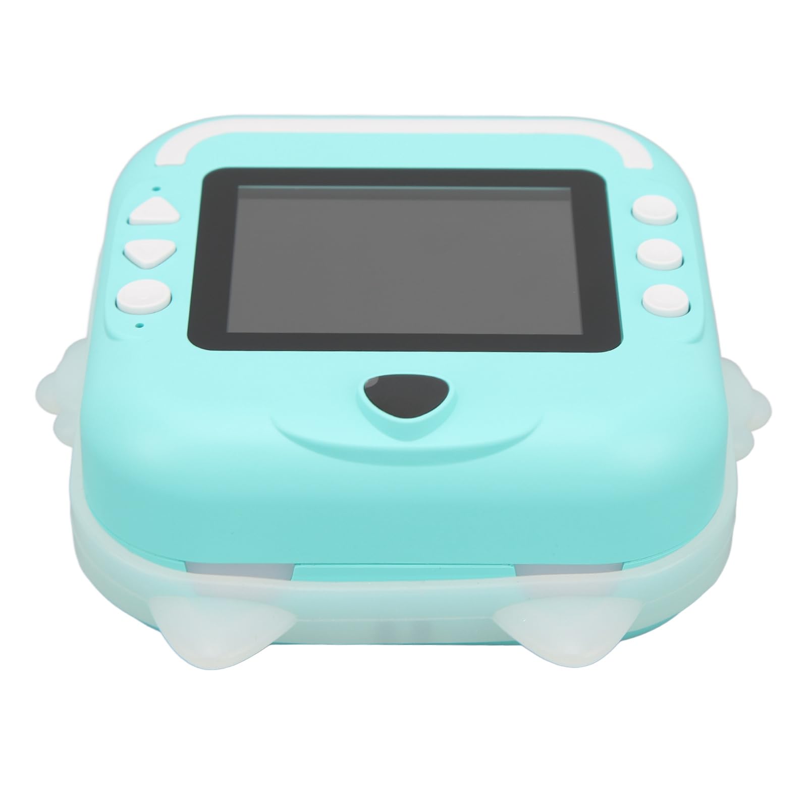 Niedliche Druckkamera 24 MP, Multi-Zoom, Cartoon-Smart-Kids-Sofortbildkamera mit Thermodruck, HD-IPS-Bildschirm, Umweltfreundliches Material fürab 3 Jahren (Blue)