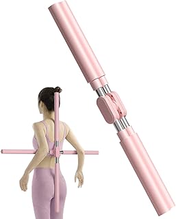 FASSME Posture Corrector Yoga Sticks | Yoga Sticks Stretching Tool Yoga Sticks for Posture - Posture Corrector Humpback Correction Stick, Retractable Sticks for Adult and Child