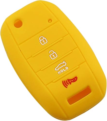Jfqm - Funda de silicona para llave de automóvil para Kia Sportage, ajuste para Cerato, ajuste óptimo para K2, K3, K4, K5, Rio Fit para Picanto,