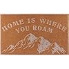 Primitives by kathy home is where you roam decorative rug  urban country home decor