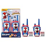 walkie talkie spiderman el corte ingles Funciona con 6 pilas (AAA) pilas incluidas.