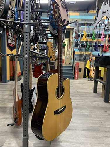 Takamine Ef341Sc Legacy Series Acoustic-Electric Guitar Black #TOP1