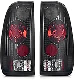 DWVO Tail Light Assembly Compatible with 1997 1998 1999 2000 2001 2002 2003 Ford F150 & 99-07 Ford F-250 F-350 Super Duty Pickup Truck Taillights Replacement Tail Lamp (Does Not Fit Supercrew Models)