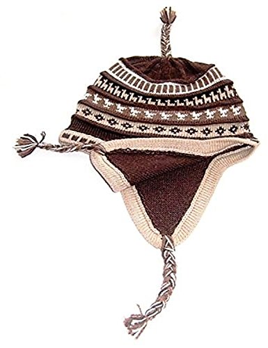 Bonnet homme marron chaud et stretch vêtement hiver pour homme