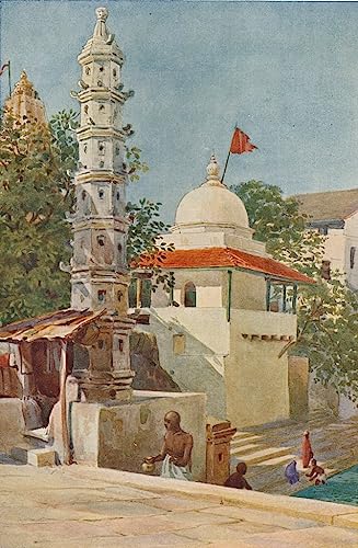 Tableaux Graffiti Art Mural le temple Walkeshwar affiche moderne 60x90cm