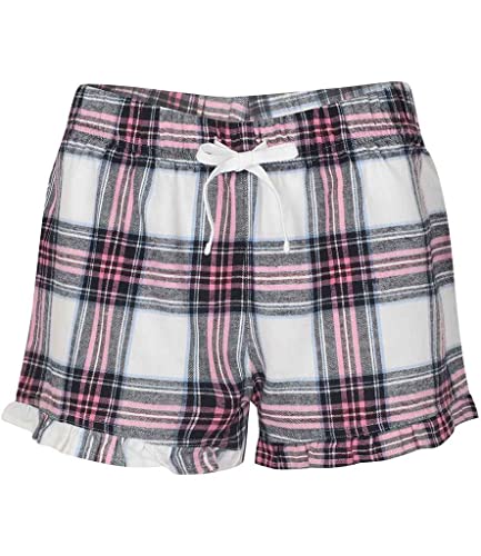Short tartan à volants COOZO pour femme avec motif écossais chic