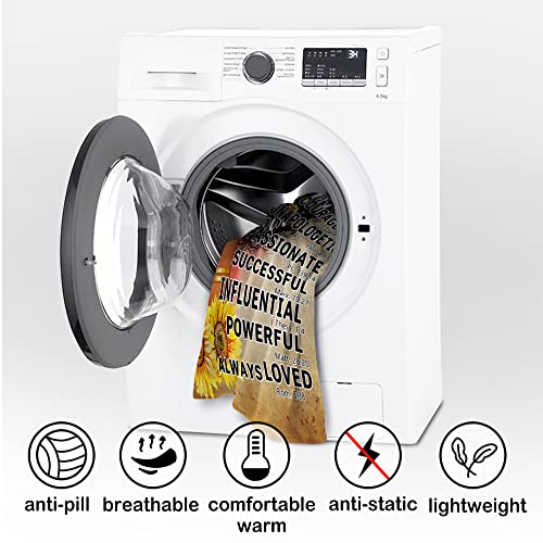 African Blanket Black Women Flannel Fleece Blanket Super Soft Cozy Plush Blankets For Couch Sofa Bed 60"X50" #TOP6