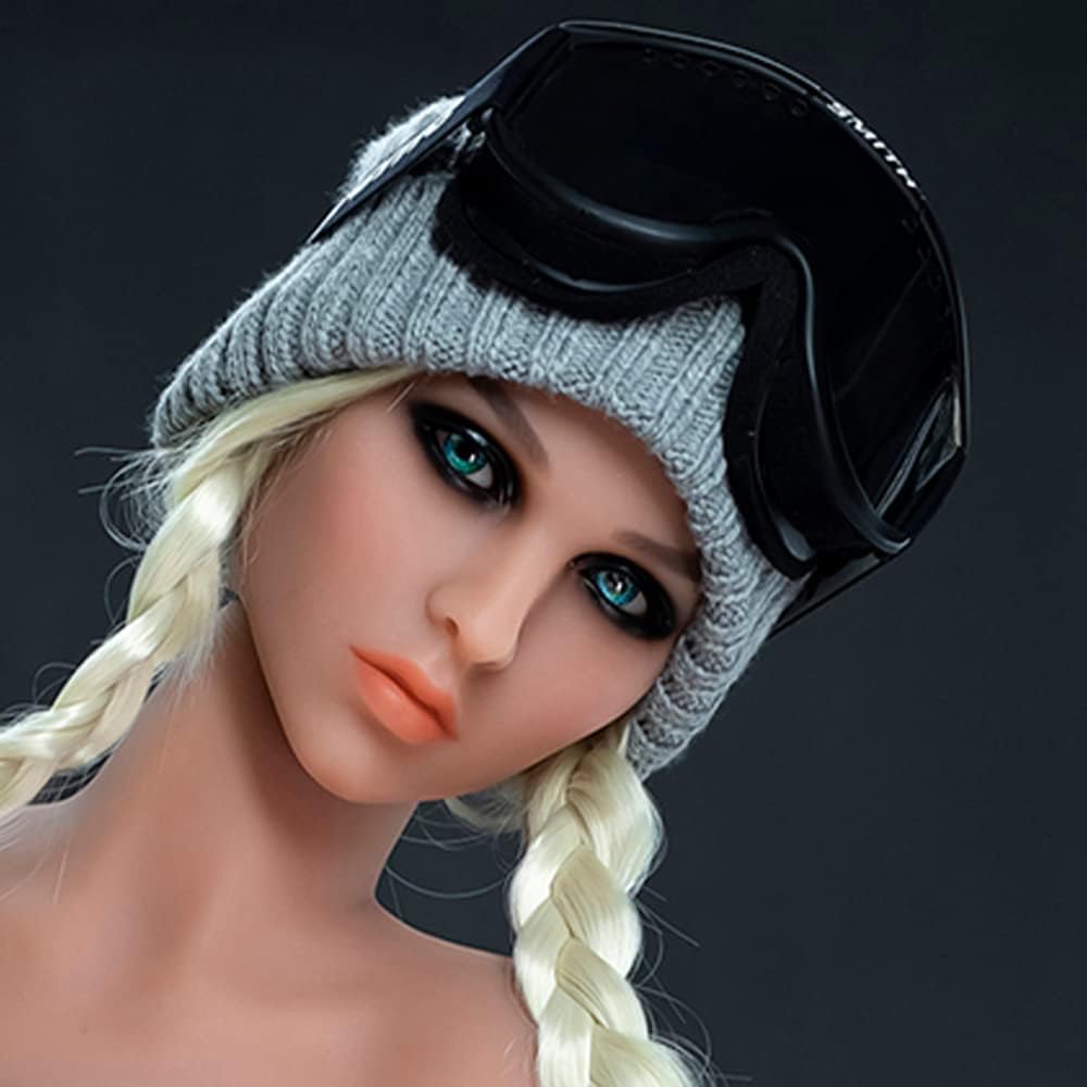 Makeup Doll Head Single Head Soft Silicone Doll Head