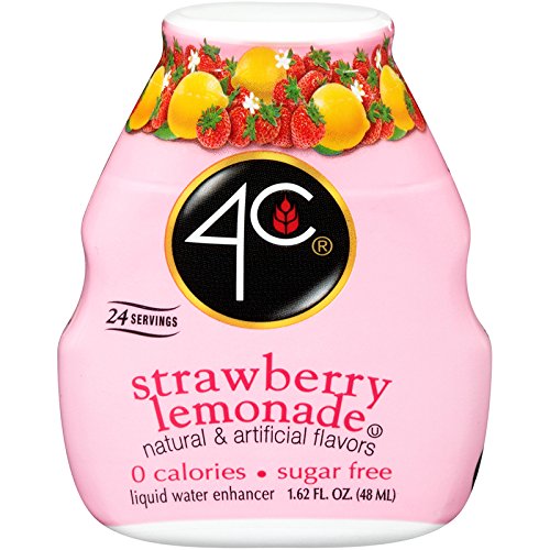 4C Strawberry Lemonade Liquid Water Enhancer (Pack of 3)