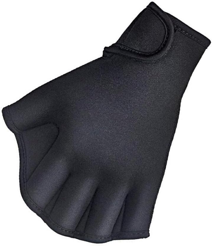 User-Friendly Neoprene Swimming Gloves - Waterproof UV-Proof Aquatic Fitness Equipment for Diving & Water Sports - Durable, No Loose Threads, Skill Levels