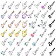 18G-Straight Bar Nose rings