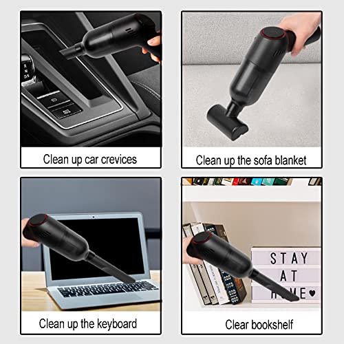 XUBX Handstofzuiger, 8000PA Auto Stofzuiger, 120W Stofzuiger Snoerloos, Autostofzuiger, Handheld Stofzuiger, Krachtige Zuigkracht, USB Oplaadbare, Nat/Droog Stofzuiger voor Thuis, Kantoor, Auto - Image 5