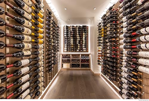 VintageView W Series Pro Wine Rack 3 - Single Depth, Metal Wall Mounted Wine Rack - Modern, Easy Access Wine Storage - Space Saving Wine Rack with 9 Bottle Storage Capacity - (Matte Black) - Image 6