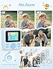 Kids Camera Instant Print, 1080P HD Digital Video Kids Instant Camera for Girl Boys, Toddler Toys for Children Age 3-12 with 3 Rolls Print Paper & 32G Card (Blue) #4