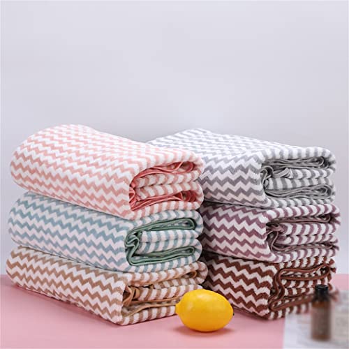 Serviette de bain absorbante velours corail drap de plage doux ondulation de l'eau - 3