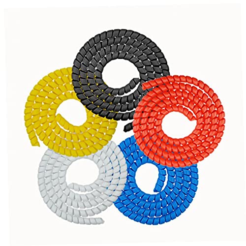 PJKKawesome Protecteur De Câble De Tube De Frein De Scooter, Cache-câble De Frein en Spirale Ignifuge De 1 M pour Scooter - Image 3