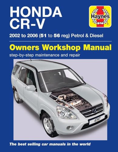 Honda Cr-V Petrol & Diesel (02 - 06) Haynes Repair Manual