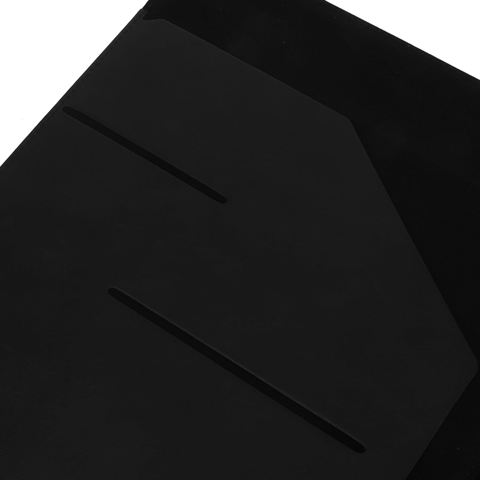 5 Piezas Carpeta Magnética A4 de Piel PU Negra para Oficina, Organizador de Documentos Multifuncional para Negocios, Portafolio Profesional para Reuniones y Firmas, 1 Unidad