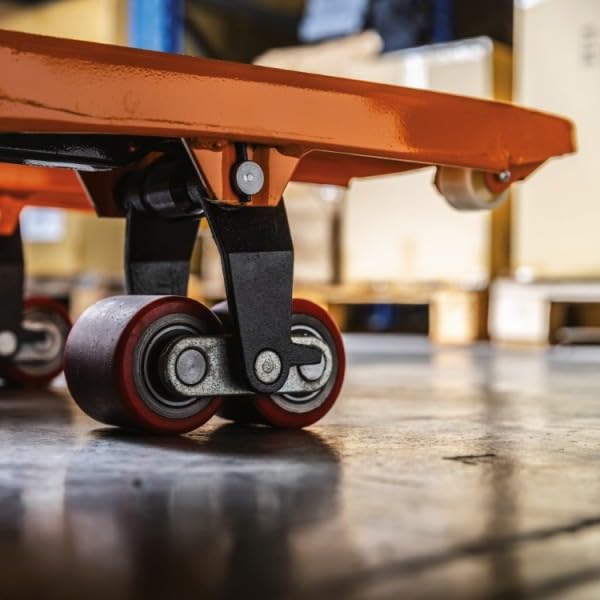 Beta 3069 – Transpallet Manuale 2,5 t, Forche 1150 × 540 mm, Ruote e Rulli in PU, Valvole di Sicurezza e Leva a 3 Posizioni – per Officine e Magazzini
