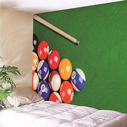 Tenture murale billard multicolore en toile imprimée haute définition - 6
