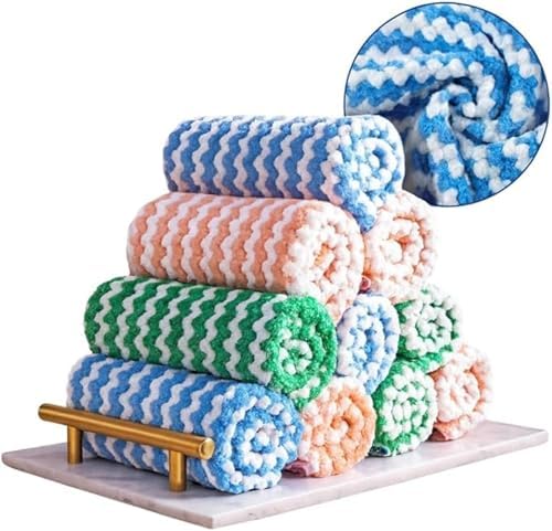 Panos de Microfibra Reutilizáveis 25x25cm – Kit com 5 Unidades Al...