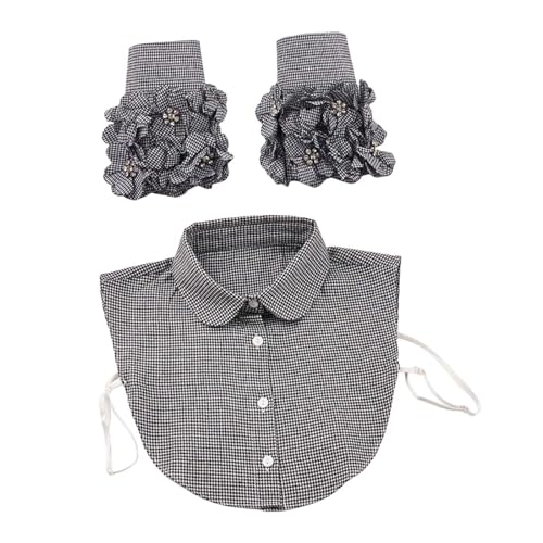 Collar de solapa desmontable con joyas de arte antiguo 3