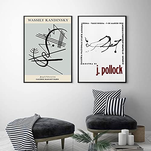Peinture à l'huile moderne abstraite sur toile premium 50x70cm x2