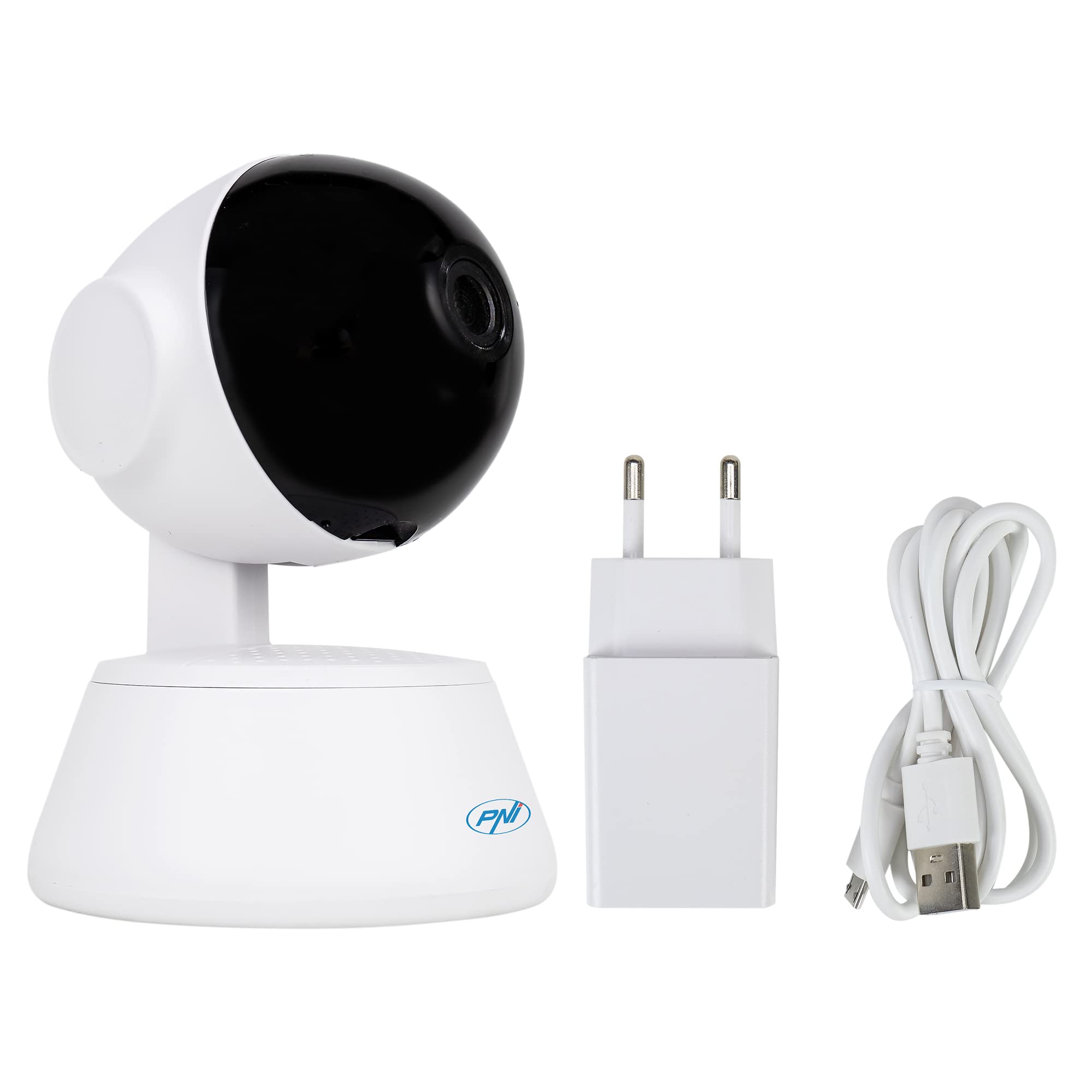 Kamera do monitoringu wideo PNI IP720LR 1080P 2 MP z bezprzewodową kamerą P2P PTZ, gniazdo karty microSD
