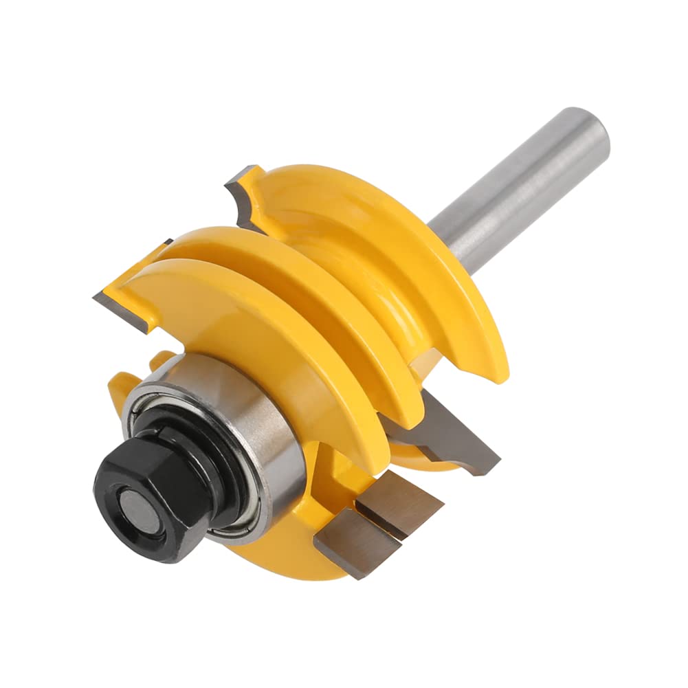 Fraises à Rainurer Pour Porte En Verre - Tige 8/12/12,7 Mm - Carbure De Tungstène, Pour Routeur