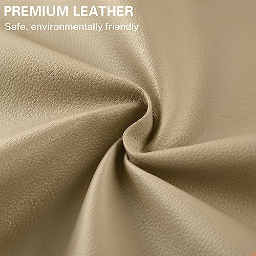 Self Adhesive Leather Repair Patch Kit, 31 in x 16 in Large Vinyl Leather Repair Tape for Furniture, Car Seat, Couch, Sofa, Chair Khaki 2 Self Adhesive Leather Repair Patch Kit, 31 in x 16 in Large Vinyl Leather Repair Tape for Furniture, Car Seat, Couch, Sofa, Chair Khaki