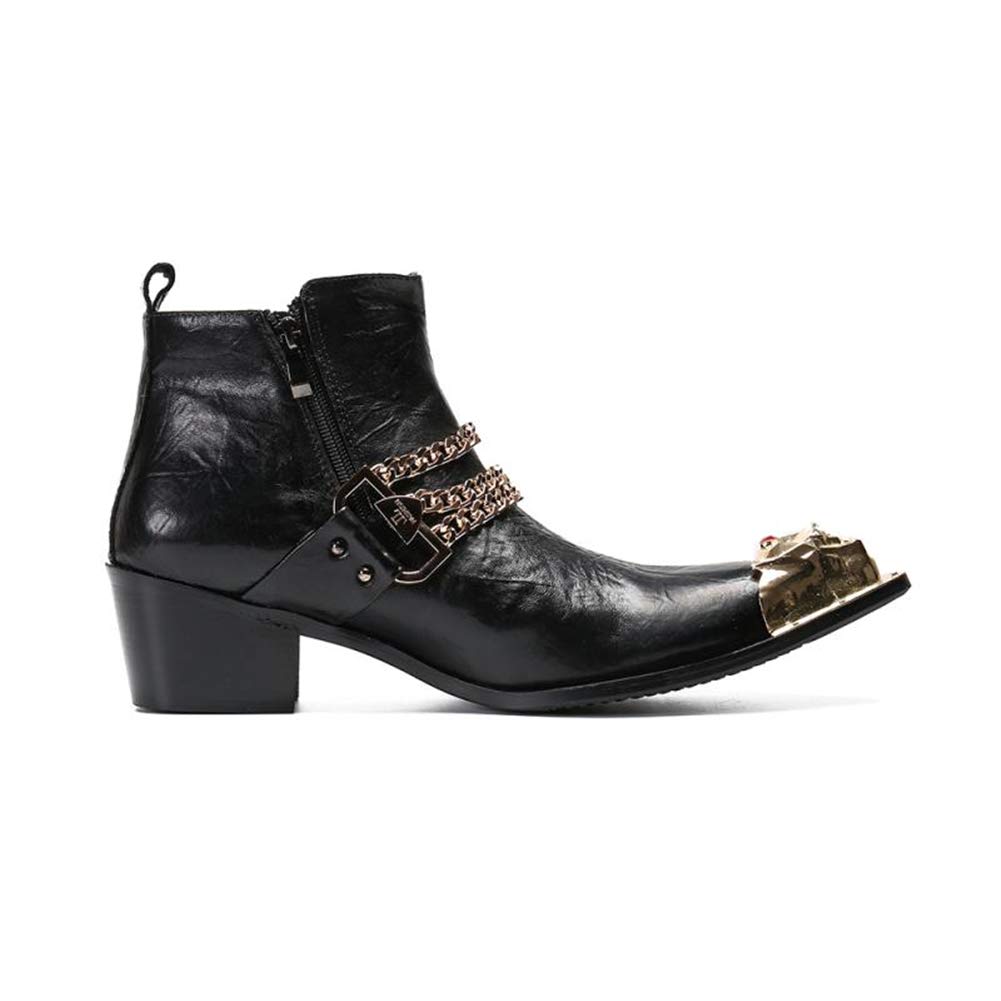 Bottes D'équitation Punk Homme – DaIM Haut, Chelsea Boots, Taille 44