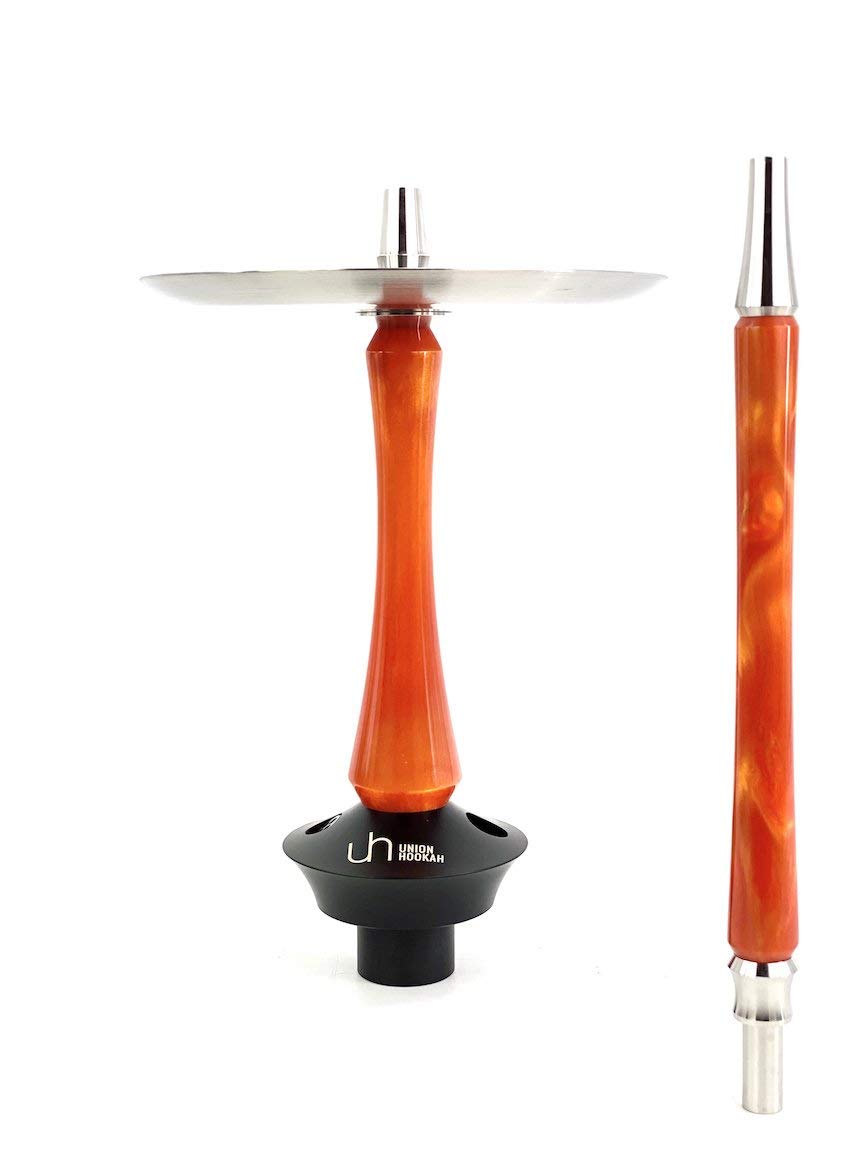 Union Sleek Acrylic Hookah Orange