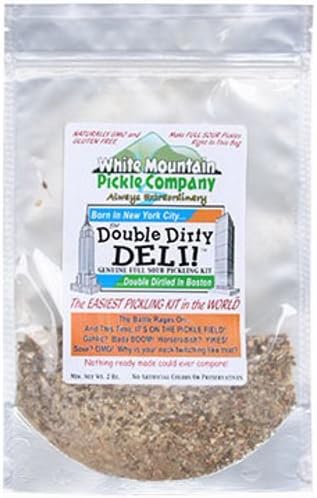 White Mountain Pickle Co. Double Dirty Deli Full Sour Pickling Kit - Make It in Bag