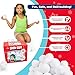 Narwhal Novelties 2 Inches Fun Fake Snowball 50 Pack for Kids - Artificial Snowballs Bulk for Indoor and Outdoor - Snow Ball for Decorations, Winter Toy Games Fights - Fun Christmas Party Activities