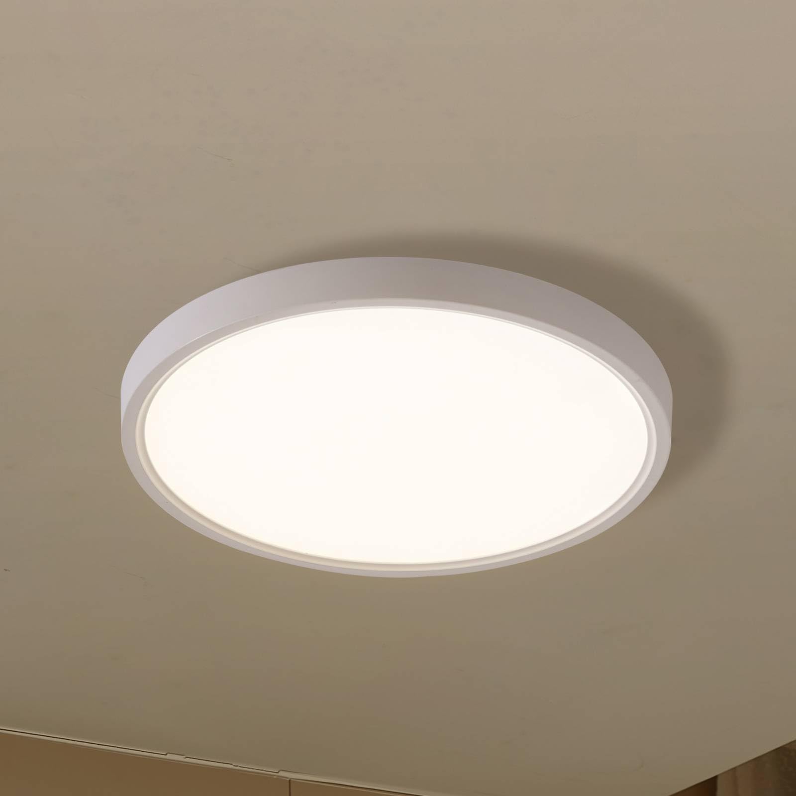 Lindby LED Smart Home Deckenlampe Deika dimmbar mit Leselampe (Modern) in Weiß (1 flammig,) - Deckenleuchte Lampe Wohnzimmerleuchte