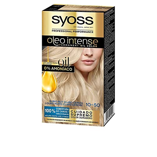 Syoss Oleo Intense - Tono 10-50 Rubio Claro Ceniza –...