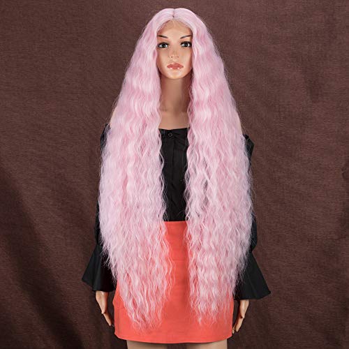Style Icon Wigs 40"Super Long Wavy Lace Front Hair Wigs For Women Hair Replacement Synthetic Wigs