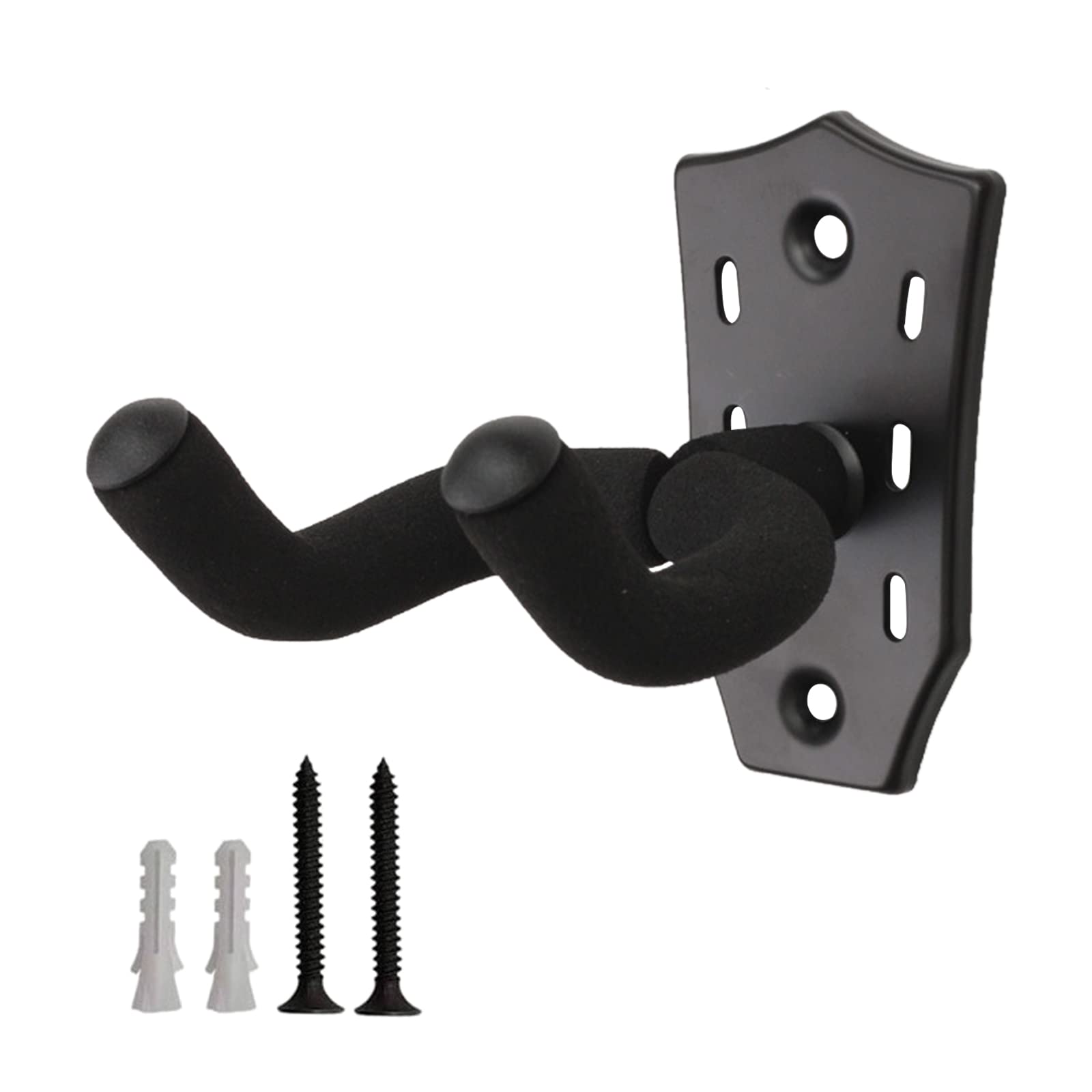 JAMIEKA Guitar Wall Mount Metal Guitar Holder Practical Wall Hanger Neck Holder Hook Stand Parts for Bass Metal Hanger Practical Mount Parts
