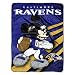 NFL Baltimore Ravens Mickey Mouse Ultra Plush Micro Super Soft Raschel Throw Blanket