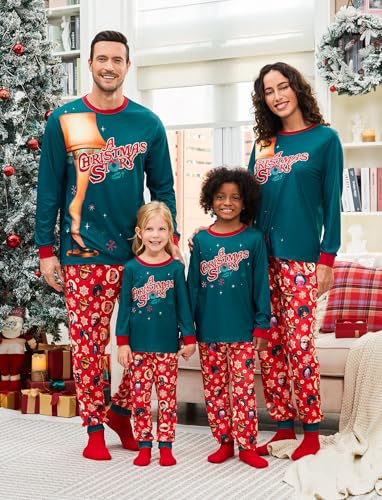 WARNER BROS Frosty the Snowman Christmas Family Matching Pajamas Snowflake Mommy and Me Xmas Pjs4