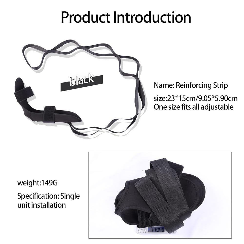 Calf Stretcher and Foot Stretcher for Plantar Fasciitis,LIHUUIZEYU Ideal for Physical Therapy and Achilles Tendonitis Relief, Perfect for Yoga, Dancers,Gymnastics, and Flexibility Training(Black)