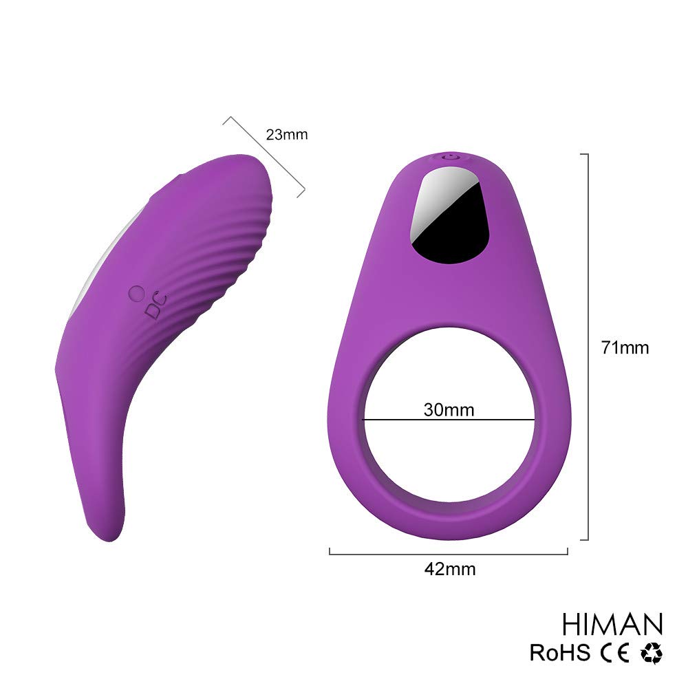 semensentry - 9 vibrating efficient cock ring Twilight Mood Clitoral Vibrator from Pure Romance main image 1