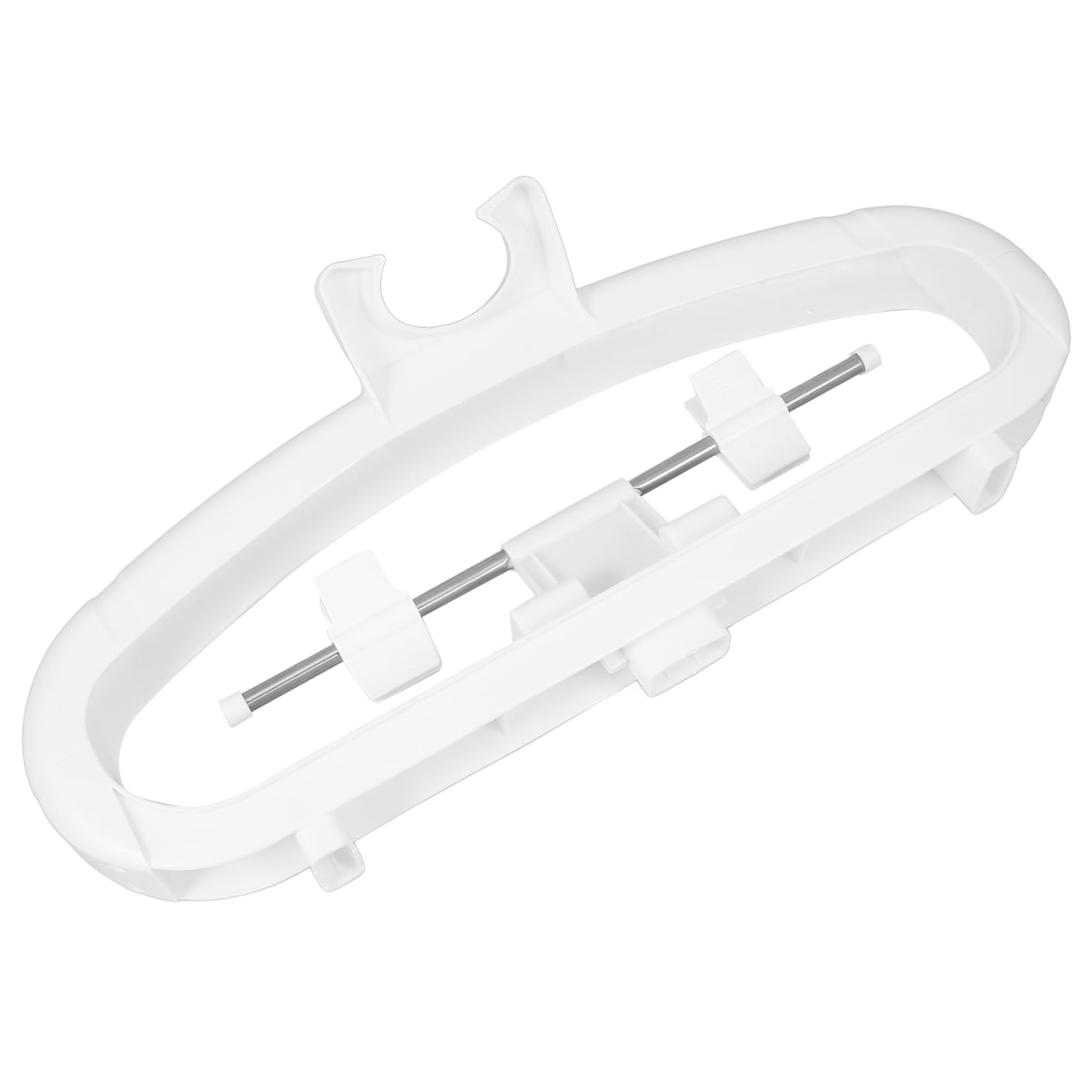 Happyyami Garment Hanger Pants Clip Portable Steam Ironing Accessory for Handheld Garment Steamer Lightweight Clothes Rack for Easy Storage for Suits