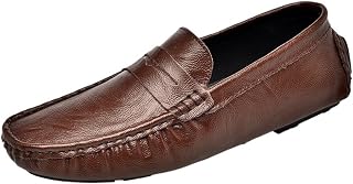 Zapatos sin Cordones Vintage Piel sintética for Hombre: Zapatos Casuales tacón Flexible con diseño Color Liso for Mayor Comodidad Durante Todo el día.