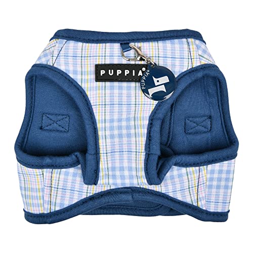 Puppia Luke Step-in Vest Dog Harness No Choke No Pull Walking Training for Small and Medium Dog - Blue - M - Image 3