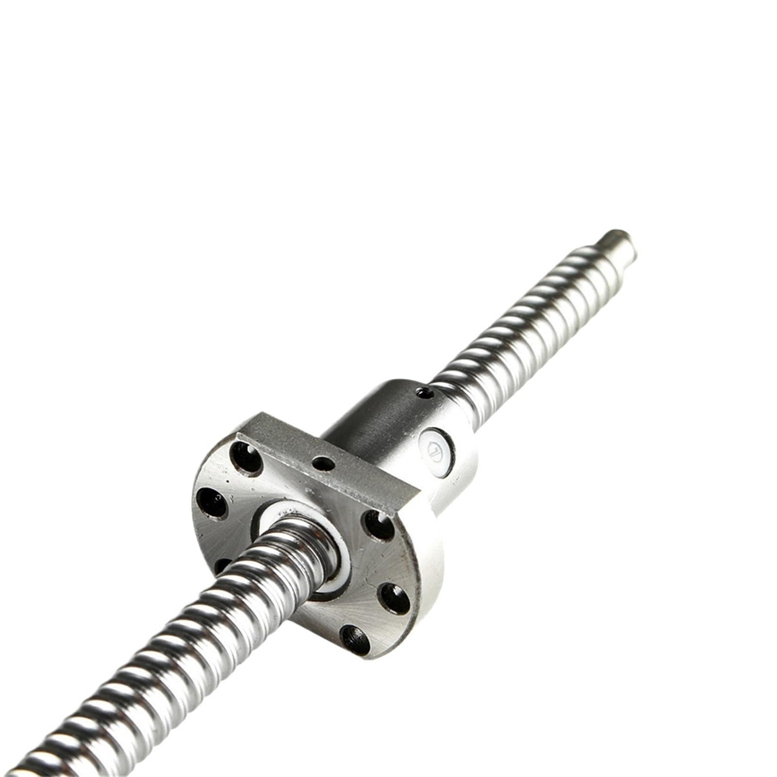 Tuerca de tornillo de bola de metal SFU1204 150 200 250 300 350 400 450 500 550 mm Husillo de bolas con brida 1204 Tuerca de bolas simple BK/BF10 Extremo mecanizado for CNC Mile(200mm)