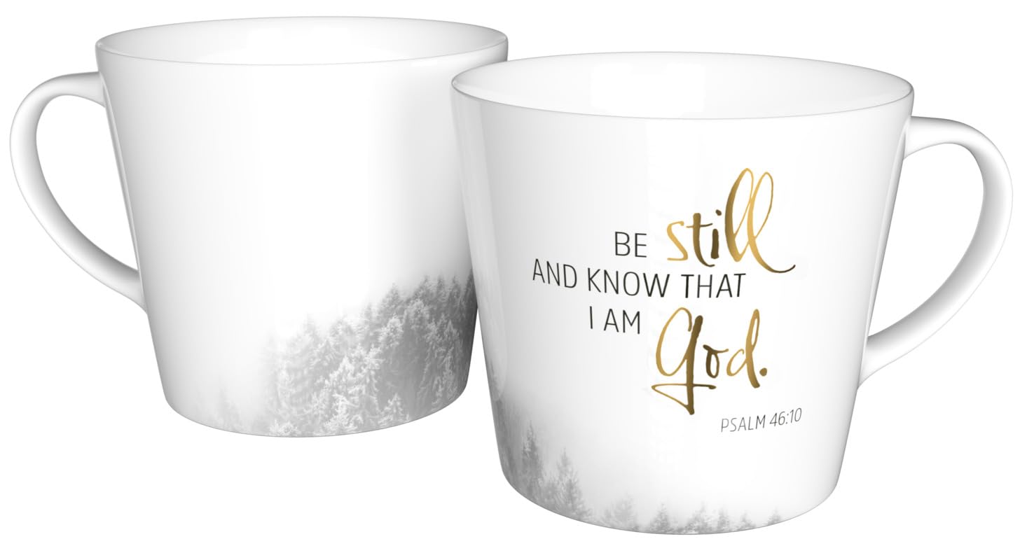 Mug Be Still and Know - Gold Decoration