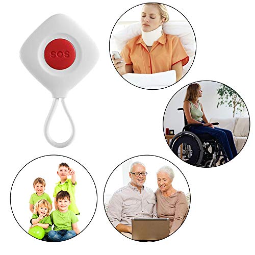 fantaxi Chuango SOS-100 Botão de Chamada Remota Sem Fio SOS/Botão de Emergência Pager do Cuidador 31