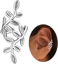 FaithHeart Ear Cuff Earrings for Women Non Piercing Lightweight Sterling Silver Ear Cuff for Non Pierced Ears Hypoallergenic Fake Earrings with Gift Box
