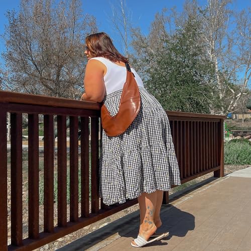 Image of SASH Crossbody Bag - Genuine or Faux Leather Purse for Women - Travel Sling Bag with FRID-Protected Wallet | Genuine